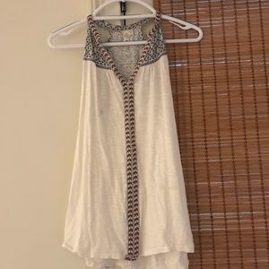 White red and blue tank top